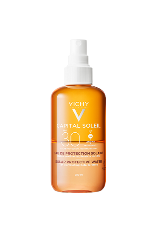 VICHY_CAPITAL_SOLEIL_SOLAR_PROTECTIVE_WATER_TAN_SPF30